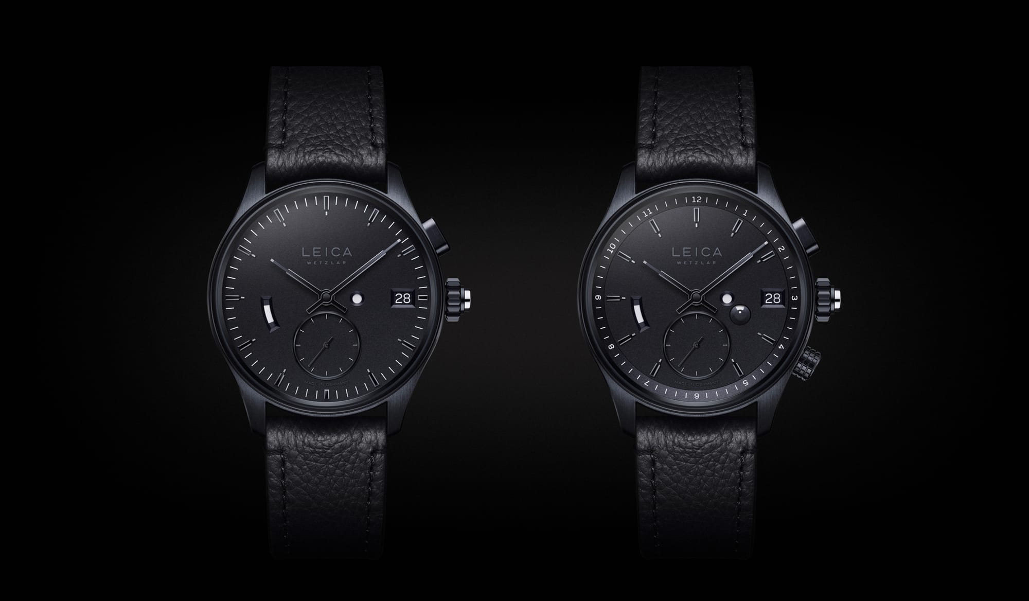 Leica launches new monochrome ZM1 and ZM2 watches