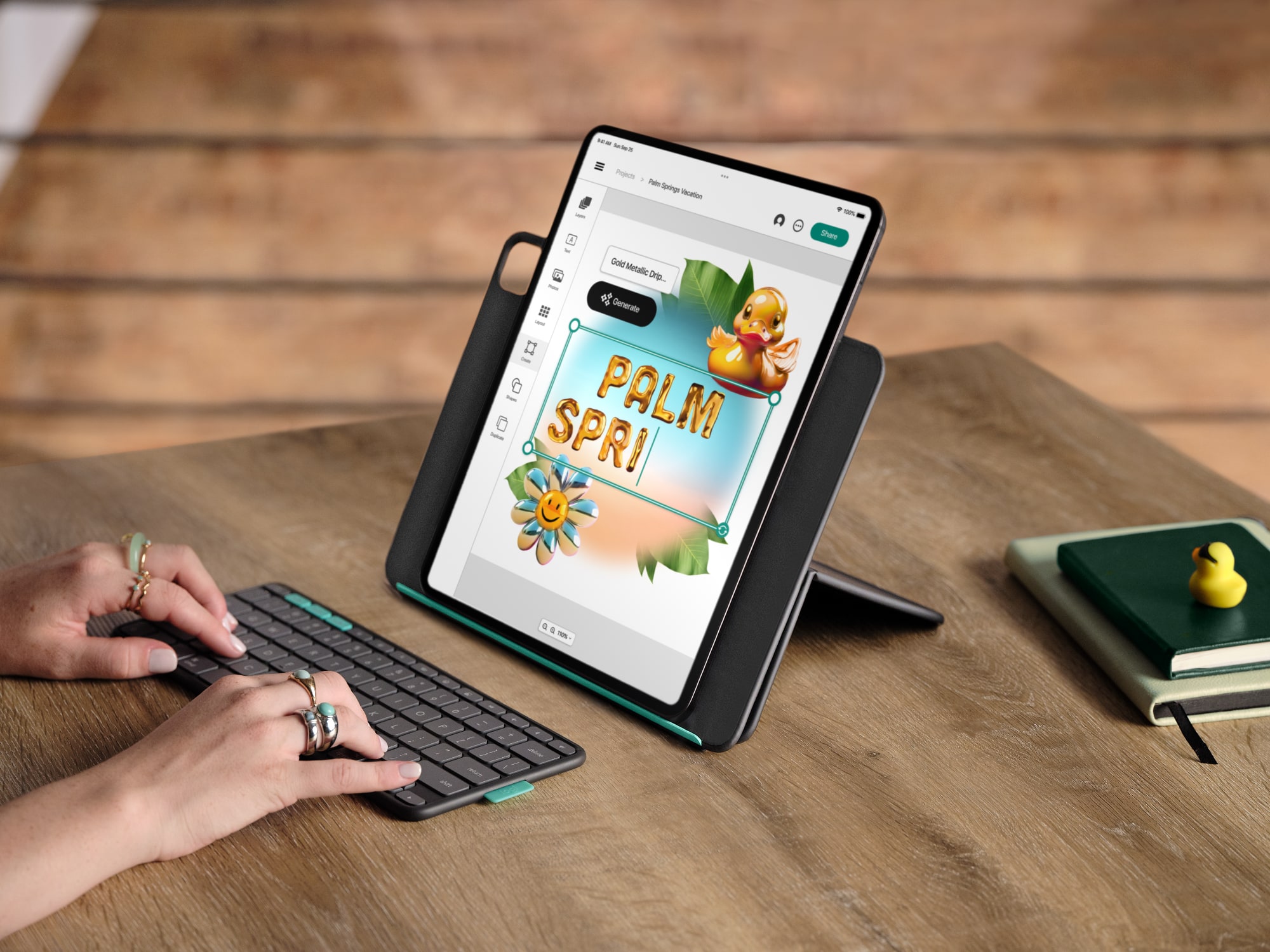 Logitech’s new Flip Folio iPad case comes with a magnetically-storable keyboard